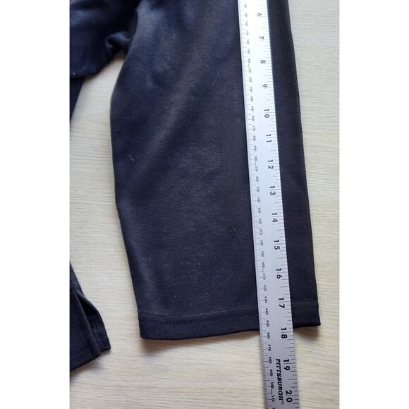 Top/Blouse-Quacker Factory-Black-Gold Studs-Round Neck-3/4 Sleeves-Size XL - Picture 11 of 11